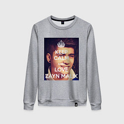 Женский свитшот Keep Calm & Love Zayn Malik