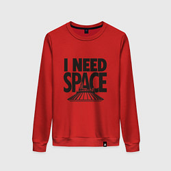 Женский свитшот I Need Space