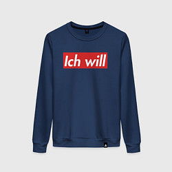Женский свитшот Ich will