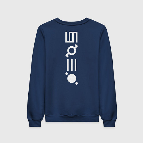 Женский свитшот 30 SECONDS TO MARS / Тёмно-синий – фото 2