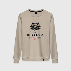 Свитшот хлопковый женский THE WITCHER 3:WILD HUNT, цвет: миндальный