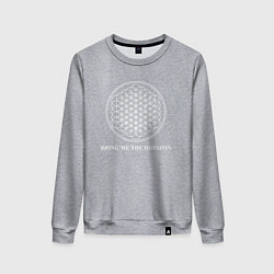 Свитшот хлопковый женский BRING ME THE HORIZON, цвет: меланж