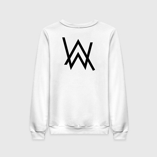 Женский свитшот ALAN WALKER x MARSHMELLO / Белый – фото 2