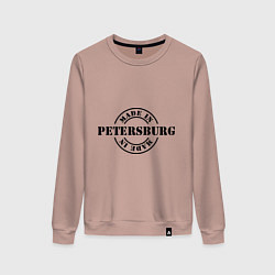 Свитшот хлопковый женский Made in Petersburg, цвет: пыльно-розовый