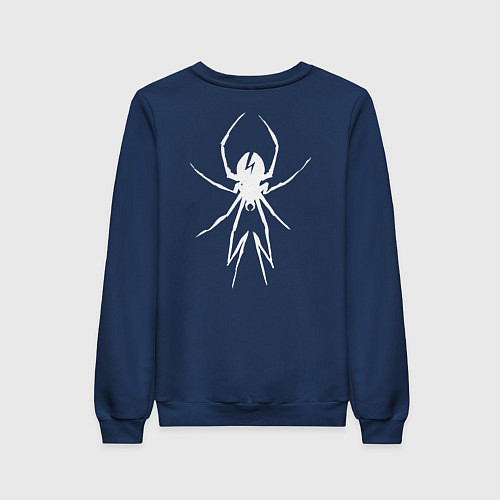 Женский свитшот My Chemical Romance spider на спине / Тёмно-синий – фото 2
