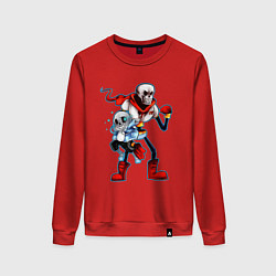 Свитшот хлопковый женский UNDERTALE, цвет: красный