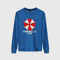 Свитшот хлопковый женский UMBRELLA CORP, цвет: синий