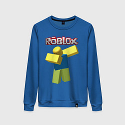 Свитшот хлопковый женский Roblox Dab, цвет: синий