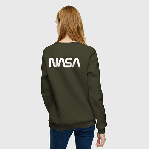 Женский свитшот NASA / Хаки – фото 4