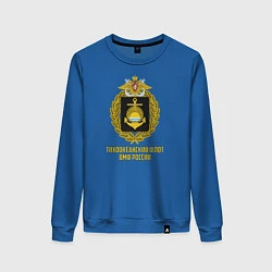 Свитшот хлопковый женский Тихоокеанский флот ВМФ России, цвет: синий