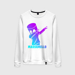 Свитшот хлопковый женский MARSHMELLO, цвет: белый