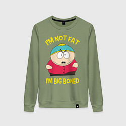 Свитшот хлопковый женский South Park, Эрик Картман, цвет: авокадо