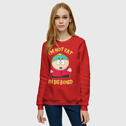 Свитшот хлопковый женский South Park, Эрик Картман, цвет: красный — фото 2