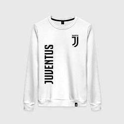Свитшот хлопковый женский JUVENTUS, цвет: белый