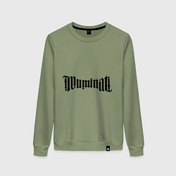 Женский свитшот Амбиграмма Иллюминати