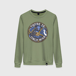 Женский свитшот There is only war арт