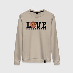 Женский свитшот Love Basketball