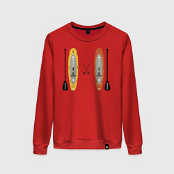 Женский свитшот Сап серфинг