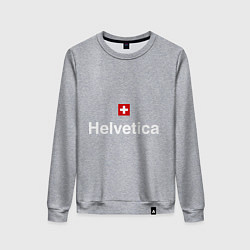 Женский свитшот Helvetica Type