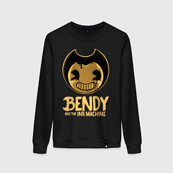 Свитшот хлопковый женский Bendy And The Ink Machine, цвет: черный