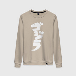 Женский свитшот Годзилла