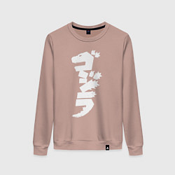 Женский свитшот Годзилла