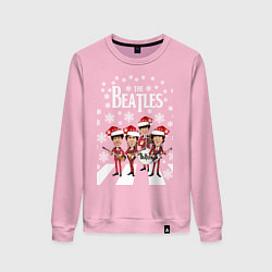 Женский свитшот Битлз Новогодний