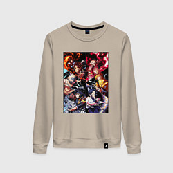 Женский свитшот КЛИНОК РАССЕКАЮЩИЙ ДЕМОНОВ