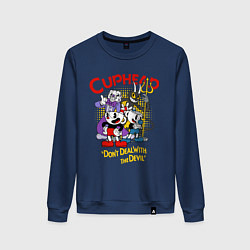 Женский свитшот Cuphead, главные герои