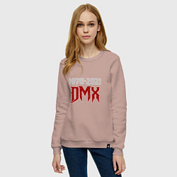 Свитшот хлопковый женский DMX Life, цвет: пыльно-розовый — фото 2