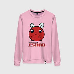 Свитшот хлопковый женский The binding of isaac Monsters, цвет: светло-розовый