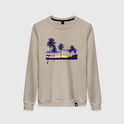 Женский свитшот ПАЛЬМЫ