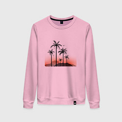 Женский свитшот Palm tree