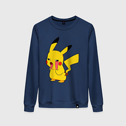 Женский свитшот Уставший Пикачу