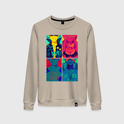 Женский свитшот Gurren Lagann posters