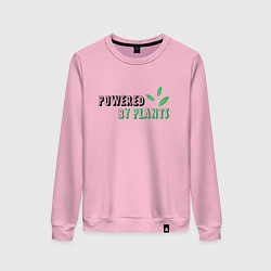 Женский свитшот Powered By Plants