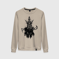 Свитшот хлопковый женский Мортред Phantom Assasin DOTA2, цвет: миндальный
