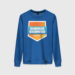 Свитшот хлопковый женский Summer Skirmish, цвет: синий