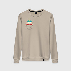 Женский свитшот Картман в кармане