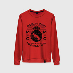 Свитшот хлопковый женский Real Madrid MFC, цвет: красный