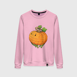 Женский свитшот Недовольная тыква