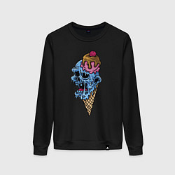 Женский свитшот Horror ice cream