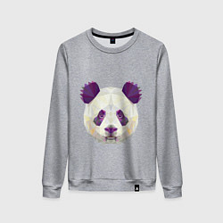 Женский свитшот Фиолетовая панда