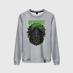 Женский свитшот Ночной волк