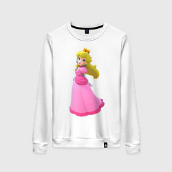 Свитшот хлопковый женский Princess Peach, цвет: белый