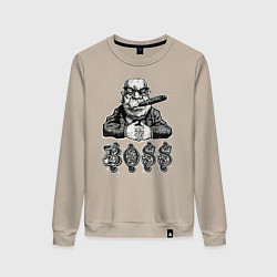 Женский свитшот Мужчина босс