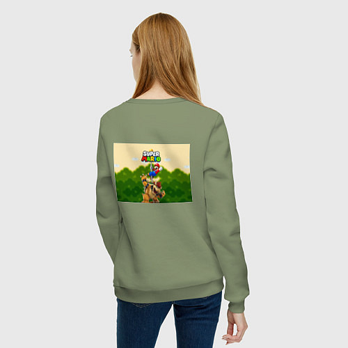 Женский свитшот Mario Coins / Авокадо – фото 4