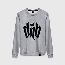 Свитшот хлопковый женский DnВ, цвет: меланж