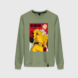 Женский свитшот Сайтама Saitama Ванпанчмен