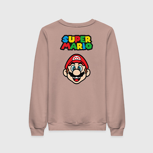 Женский свитшот MarioFace / Пыльно-розовый – фото 2